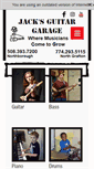 Mobile Screenshot of jacksguitargarage.com
